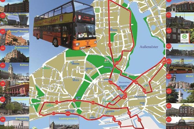 City tour of Hamburg in a double-decker bus Hopp on / Hopp off day ticket - The Real Experience: What’s It Like on the Bus?