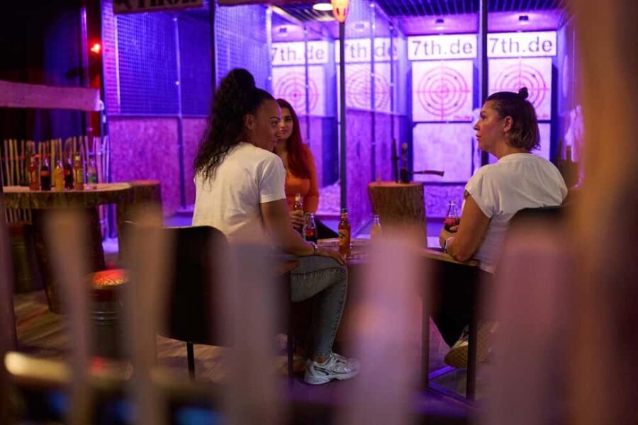 Cologne: Viking Challenge  Axe Throwing in the 7th Space! - The Setting and Atmosphere