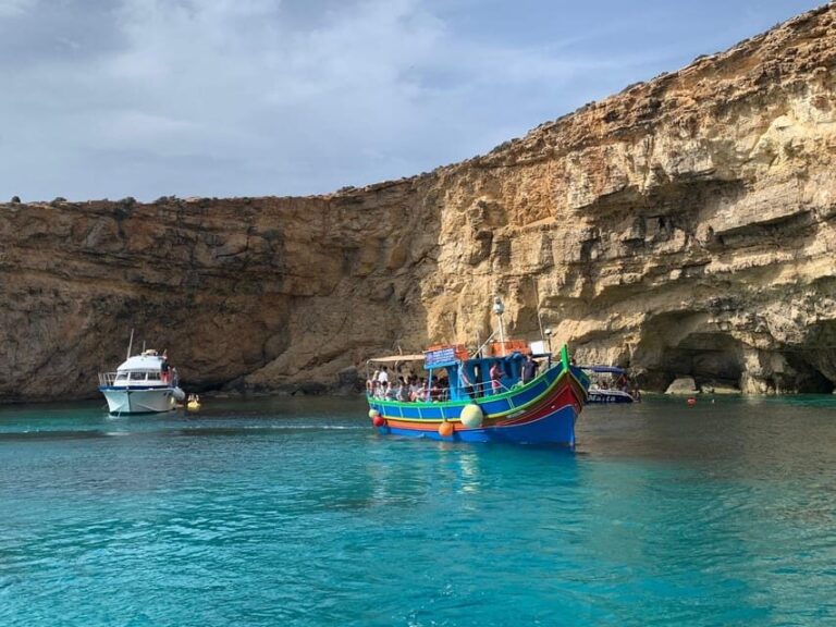 Comino: private charter to Crystal & Blue lagoon & Caves - The Itinerary Breakdown