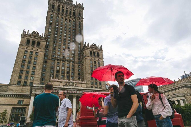 Communist Warsaw: private tour by retro minibus with hotel pickup - Key Points