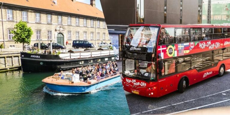 Copenhagen: Hop-On Hop-Off Bus Tour with Boat Tour Option - The Cost-Value Balance