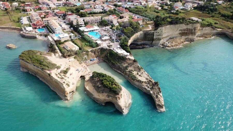 Corfu: Canal dAmour, Cape Drastis & Logas Cliffs Tour - The Drama of Logas Beach Sunset Cliffs