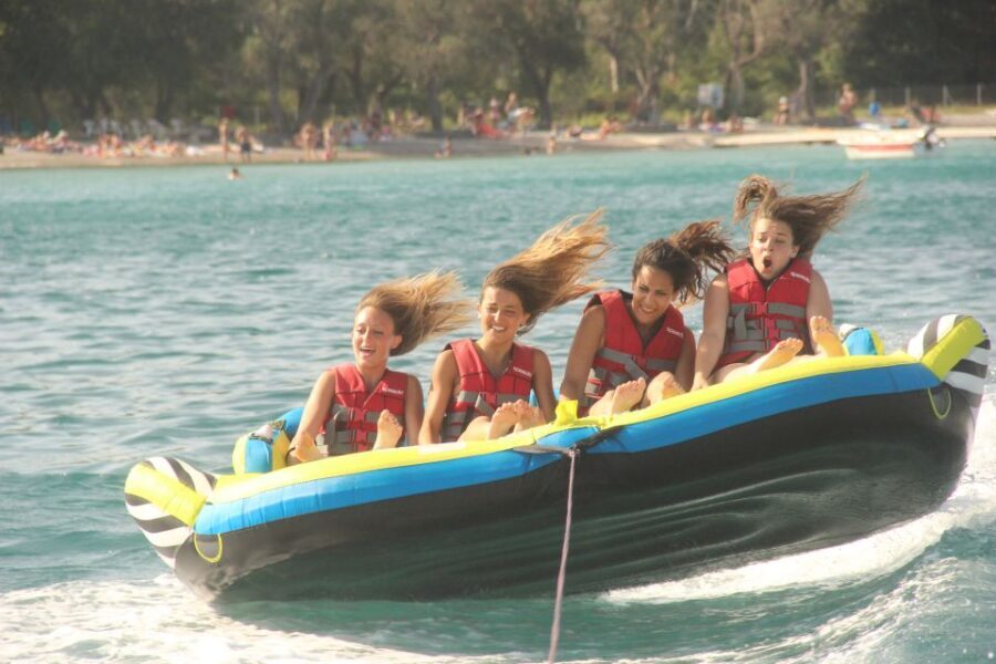 Corfu: Watersports - Inflatable Rides near Corfu Town - The Pros and Cons