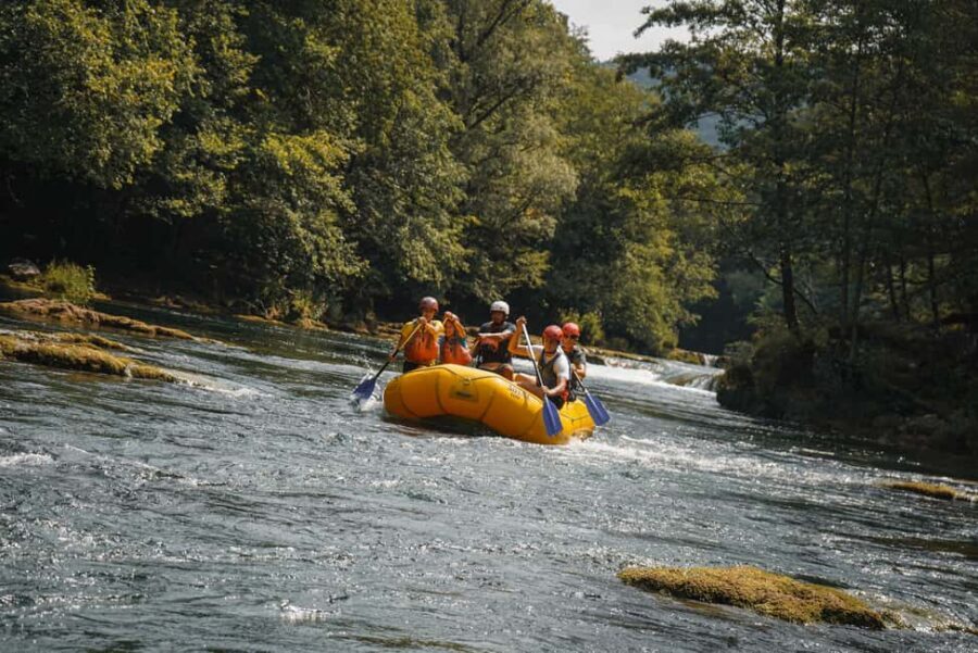 Croatia: Una River Whitewater Rafting Adventure - The Journey to Trbaki Buk Waterfall