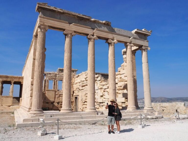 Discover Athens: Acropolis Entry Ticket & Cape Sounion Tour - Exploring the Acropolis