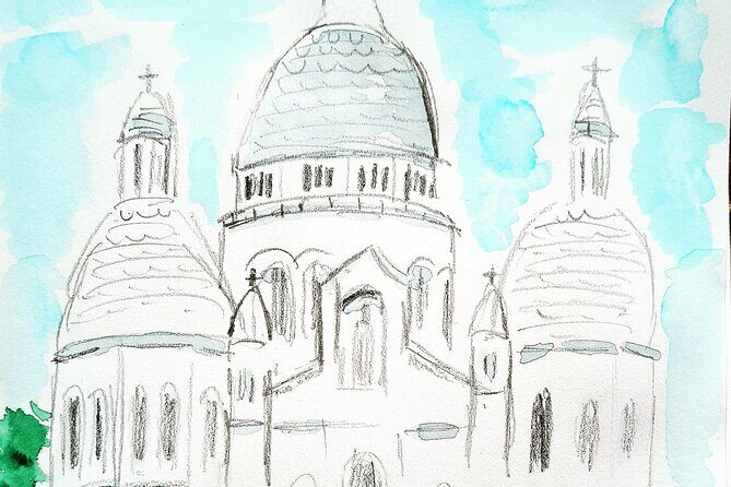 Drawing workshop / creative notebook during an unusual walk in Montmartre - What’s Included and How It Works