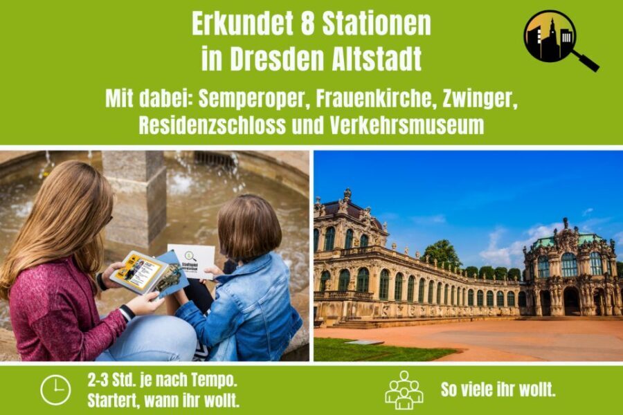 Dresden: Old Town Scavenger Hunt for Children - The Logistics: How It Works