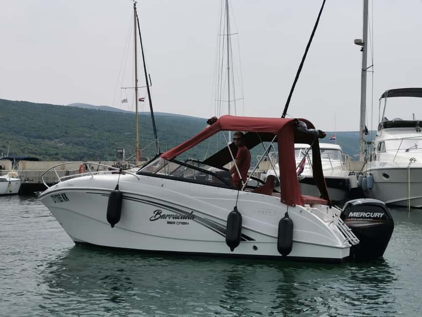 Dunat/Krk: Rent a boat Oki Barracuda 585 - The Experience Day: How It Might Unfold
