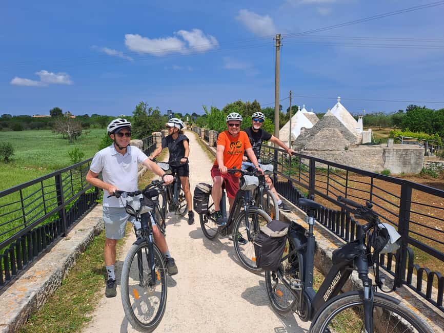 e-bike tour along the Apulian Aqueduct cycleway - The Guide and Group Size
