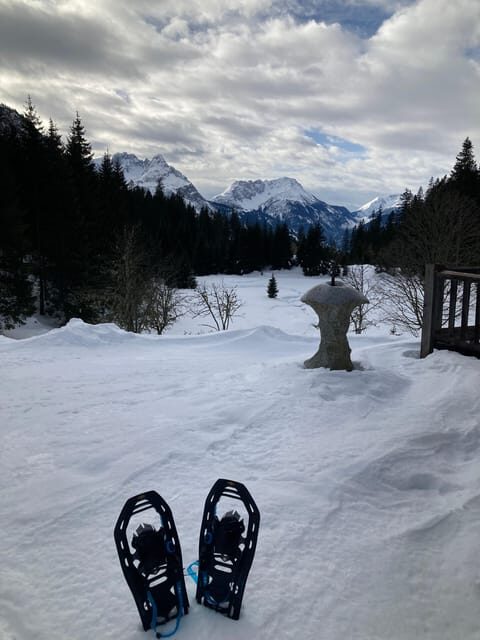 Ehrwald: Zugspitze Snowshoe Hiking Tour with Mountain Views - The Itinerary Explained