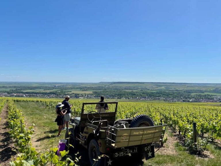 Epernay: Jeep tour of the vineyards with tasting and visits - What You Can Expect from the Tour