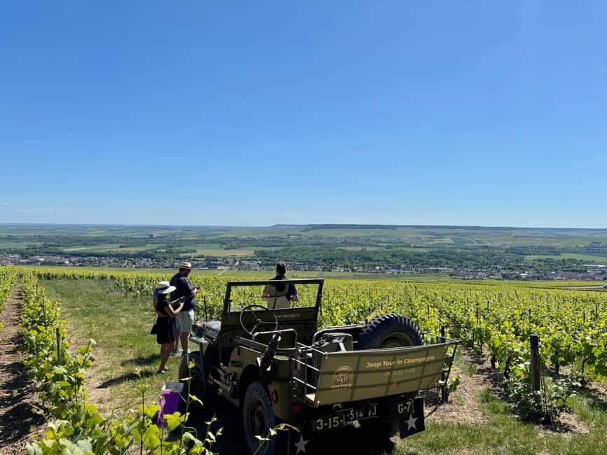 Epernay: Jeep tour of the vineyards with tasting and visits - What You Can Expect from the Tour