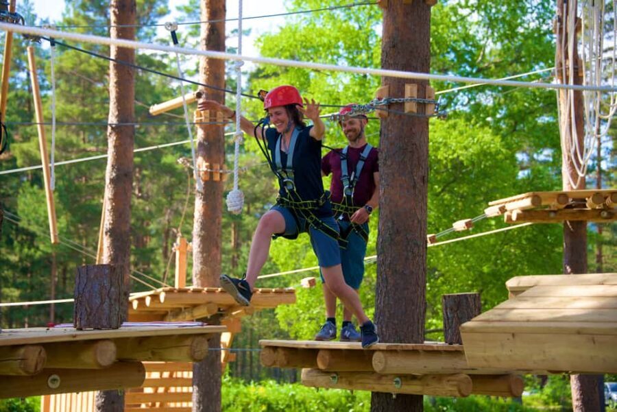 Evje: Treetop Adventure Park Entry Ticket - How the Courses Are Designed for Different Age Groups
