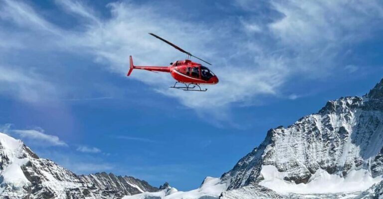 Exclusive helicopter-tour for 4 people to the Swiss Alps - The Itinerary Breakdown