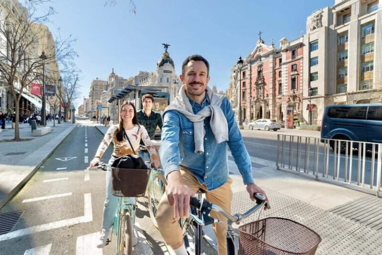Explore Madrid by bike taking photos with Benja - The Ride Through Madrids Highlights
