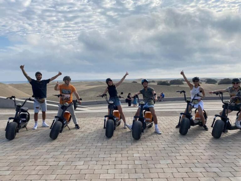 Explore Maspalomas - Playa Ingles : Renting e-Scooter 2 seat - The Route and Key Sights