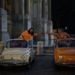 Explore Night Life in Rome with A Vintage Car Fiat 500 - The Experience in Practice