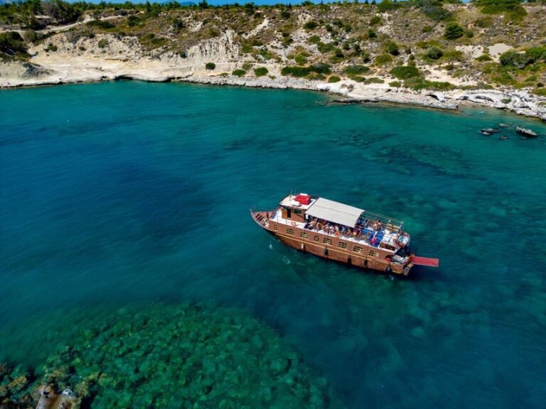 Faliraki : Transfer & Cruise to Lindos with 3 Swimming Stops - What’s Included and What’s Not