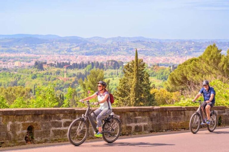Fiesole E-Bike Tour with Olive Oil Tasting or Pool & Chill - The Two Main Experiences