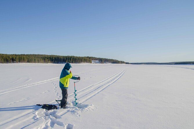 First Ice Fishing Experience in Rovaniemi - The Environment and Scenery