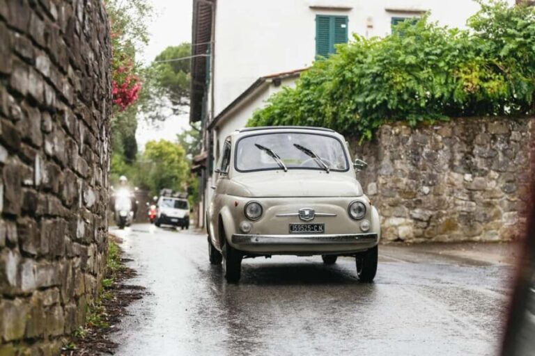 Florence: Countryside Vintage Fiat 500 Driving Tour - What the Tour Involves