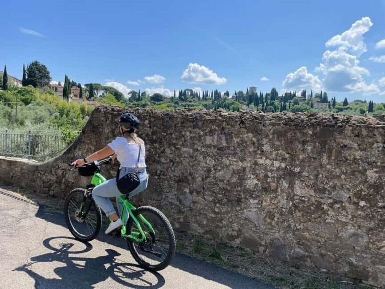 Florence: E-Bike Tour in Tuscany with Winery & Wine Tasting - The Itinerary in Detail