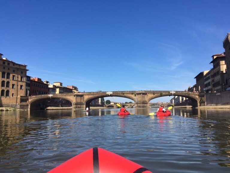 Florence: Ponte Vecchio and City Sights Guided Kayak Cruise - What You Can Expect During the Tour