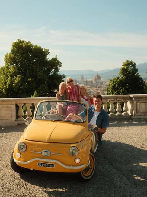 Florence Vintage Electric Fiat 500  Private City Tour - Scenic Drive Outside Florence