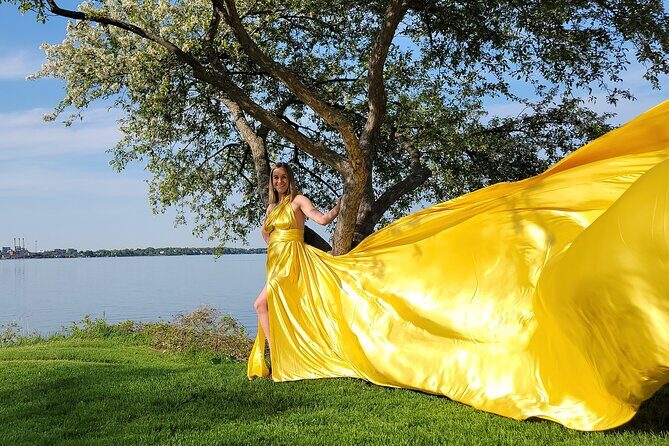 Flying Dress Photo Shoot in Madison WI - What to Expect During the 15 Minutes