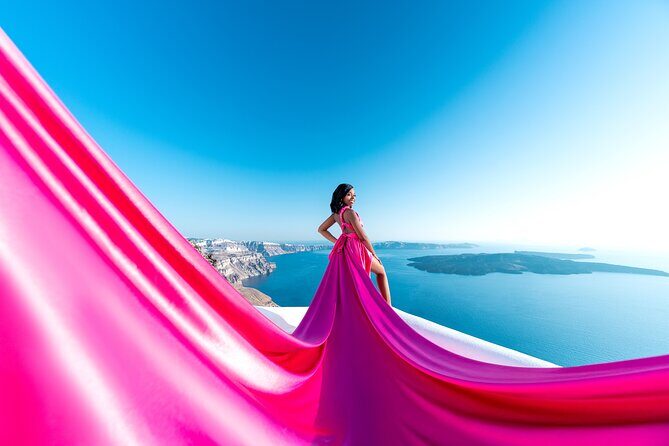Flying Dress Photoshoot in Santorini by Flying Dress Photo © - Practical Details: Pricing, Duration, and Logistics