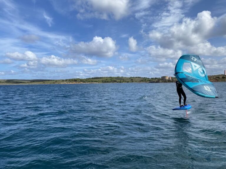Fornells: Wing Foil Lesson with Gear in Menorca - The Practical Aspects: What You Need to Know