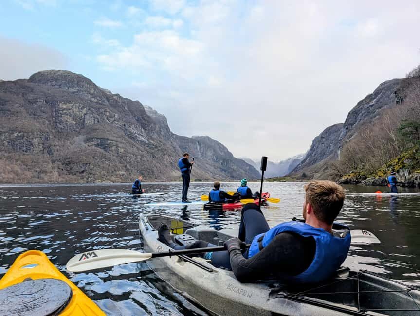 Frafjord: Guided Kayak or SUP Tour with Equipment - The Gear and Safety