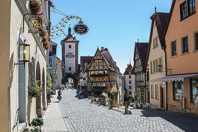 Frankfurt to Rothenburg Private Tour by Public Transport - The Itinerary in Detail