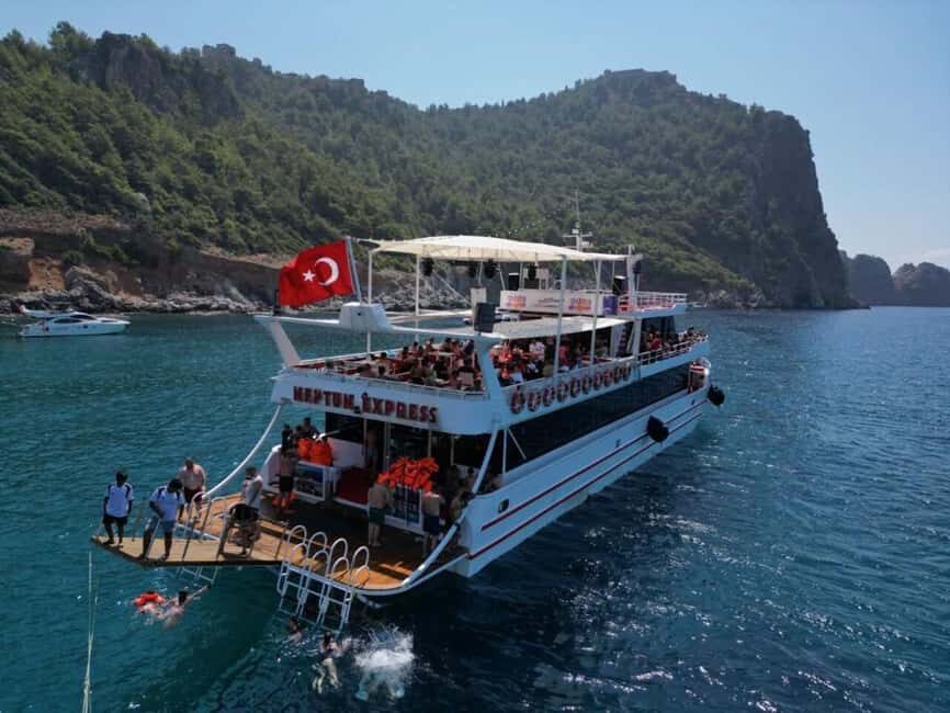 From Alanya: Boat Tour with Unlimited Soft Drinks and Lunch - Onboard Dining and Refreshments