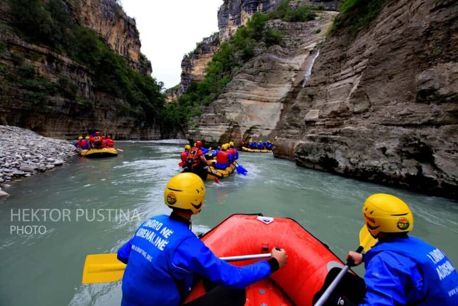 From Berat: Osumi Canyons Rafting/Kayak / River Tubing - What to Expect During the Experience