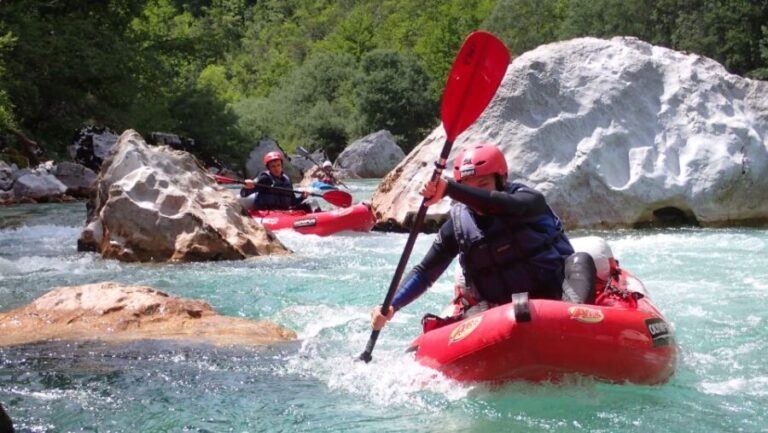 From Bovec: Whitewater kayaking on the Soa River - How Long and How Much?