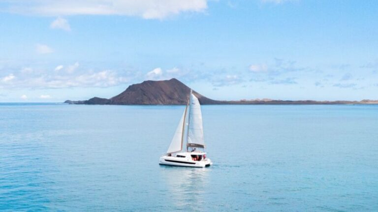 From Corralejo/Caleta de Fuste: Lobos Island Catamaran Trip - What to Expect on the Trip