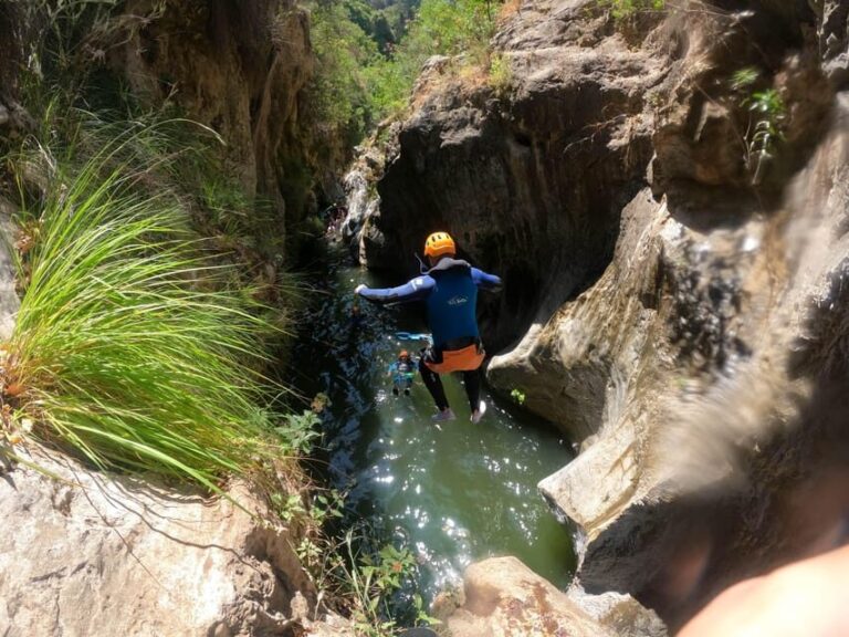 From Estepona: Guadalmina River Guided Canyoning Adventure - The Itinerary Breakdown