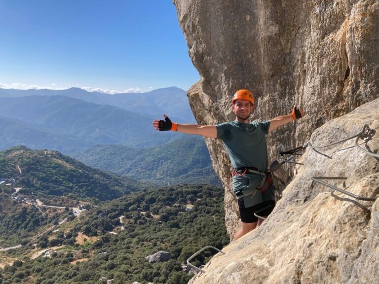 From Estepona: Vía Ferrata de Benalauria climbing tour - The Itinerary Breakdown