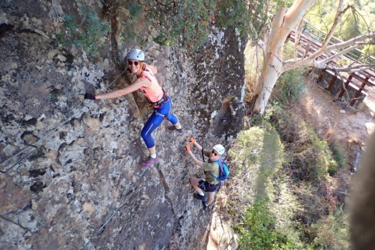 From Estepona: Vía ferrata El Caimán guided climbing tour - The Route Breakdown