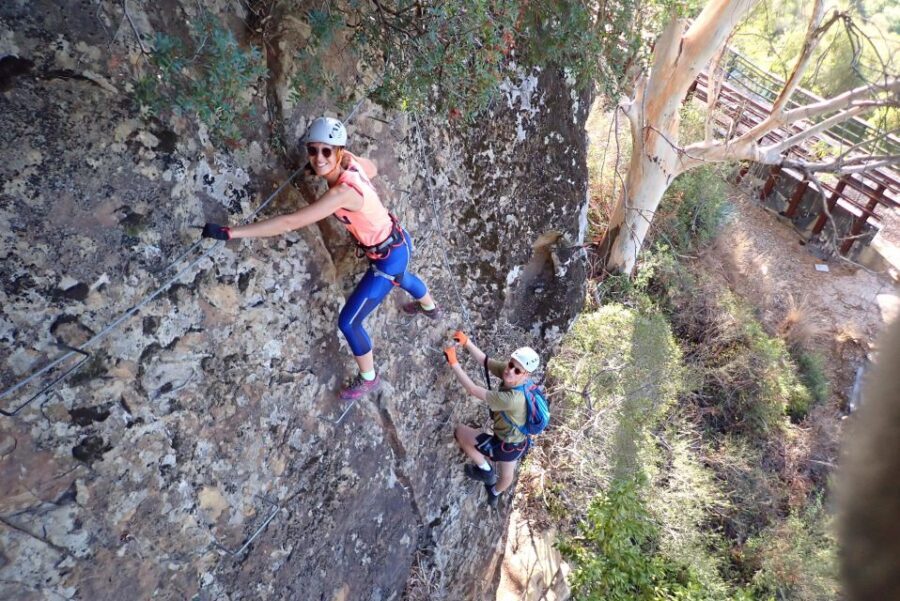 From Estepona: Vía ferrata El Caimán guided climbing tour - The Route Breakdown