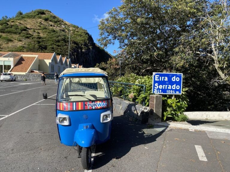 From Funchal: Madeira Nuns Valley Sightseeing Tuk-Tuk Tour - The Itinerary in Detail