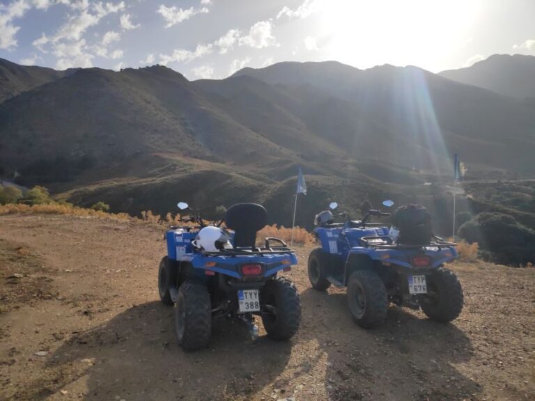 From Georgioupolis: Half-Day Quad ATV Safari - The Itinerary in Detail