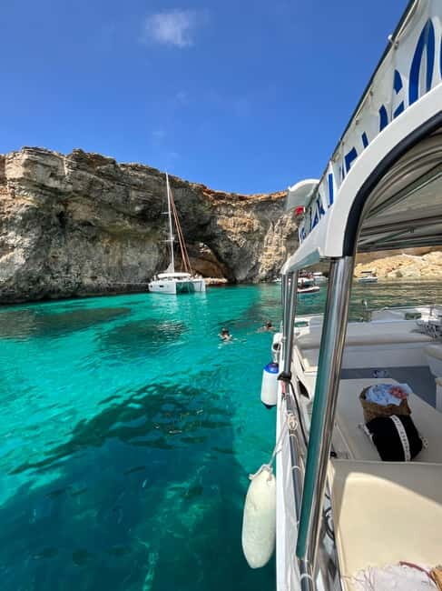 From Gozo:Around Comino, Blue Lagoon, Crystal Lagoon & Caves - A Closer Look at the Itinerary and Experience