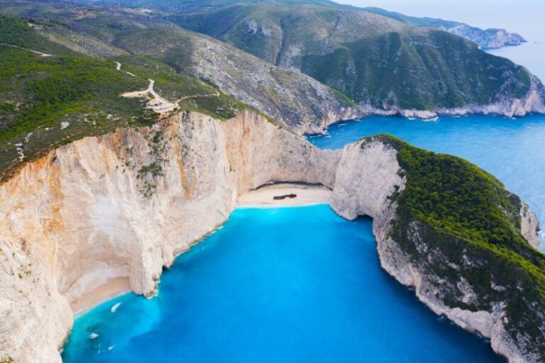 From Kefalonia: Blue Cave Boat Cruise & Shipwreck Photo Stop - Starting Point & Journey to Zakynthos