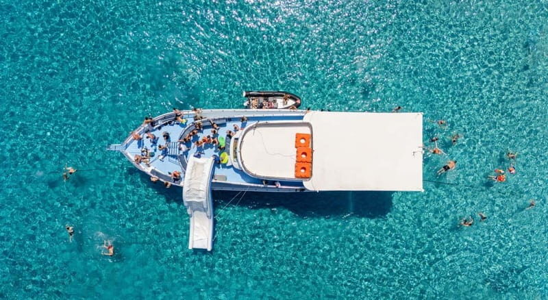 FROM LATCHI: Blue Lagoon Akamas Cruise - large water slide - What’s the Experience Like?