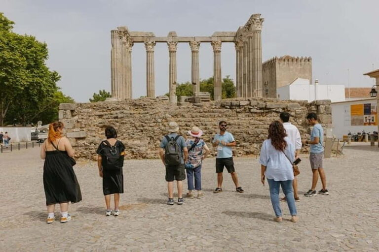 From Lisbon: Évora and Monsaraz with Regional Wine Tasting - Lunch and Free Time in Évora