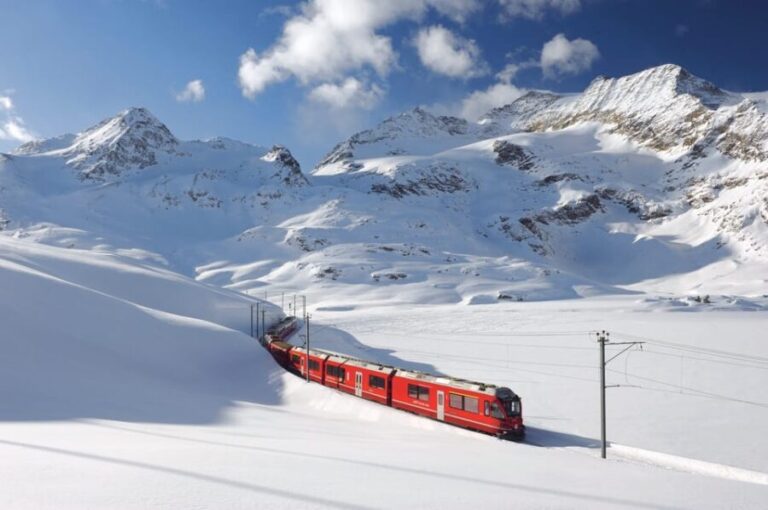 From Milan: Bernina Red Train to St Moritz Guided Tour - The Charm of St. Moritz