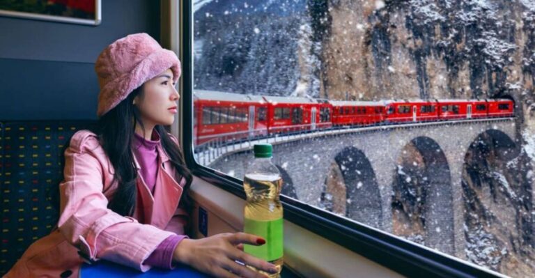 From Milan: St Moritz & Alps Day Trip with Bernina Red Train - The Bernina Pass and Scenic Views