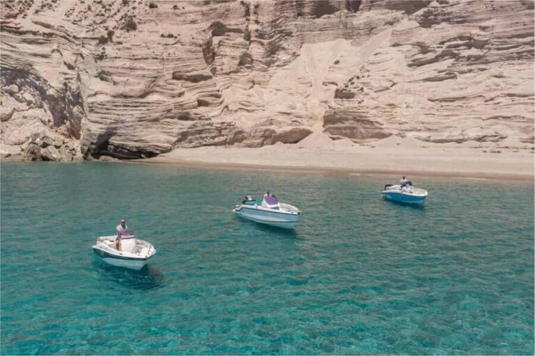 From Milos: Design Your own Boat Cruise - FAQ